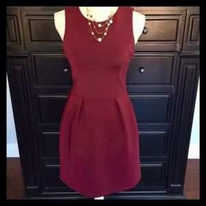 Topshop Maroon Dress